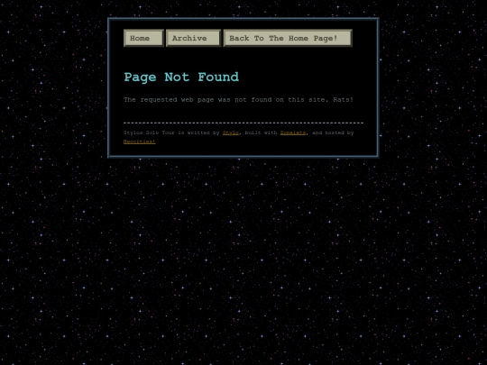 Blog/not_found screenshot