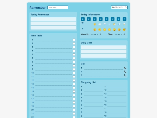 index screenshot