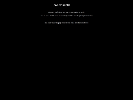 conorsucks screenshot