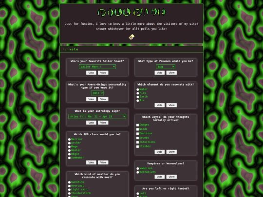 polls screenshot