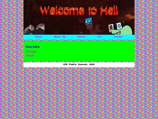 socials screenshot