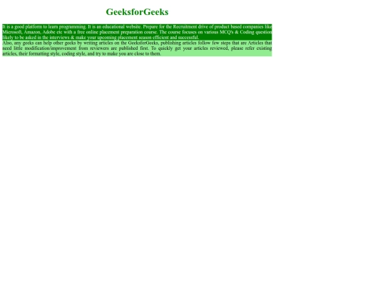 test screenshot