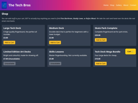 shop screenshot