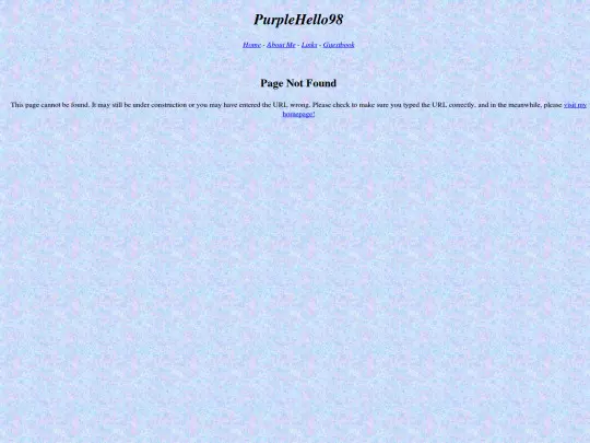 90s/90s website screenshot