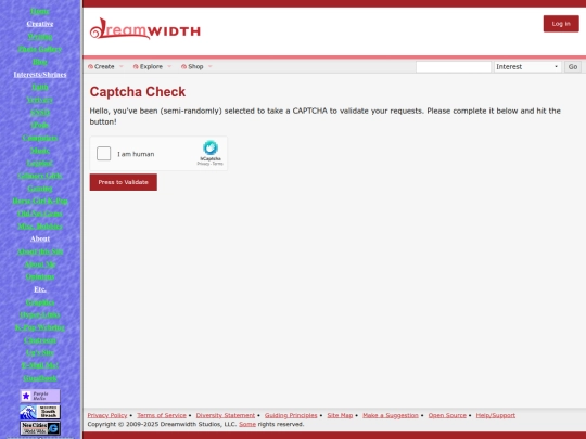 blog screenshot