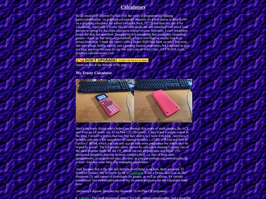 calculators/frame screenshot