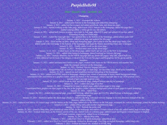 changes screenshot