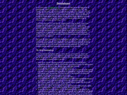 dumbphones/frame screenshot
