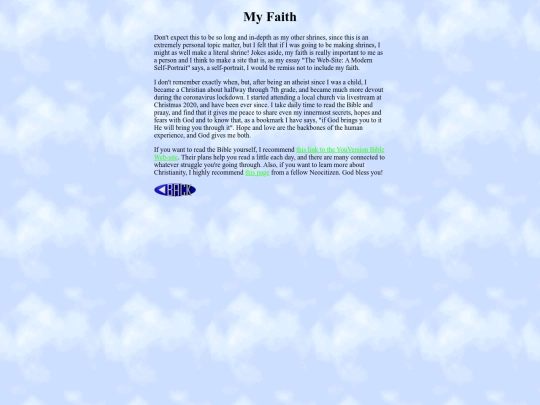 faith/frame screenshot