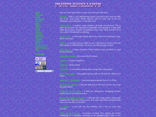 links screenshot