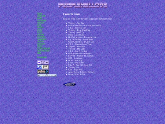 music/favourite-songs screenshot