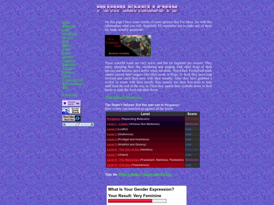 quiz-results screenshot