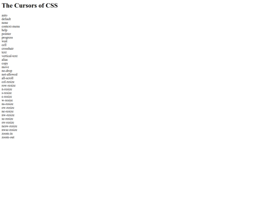 cursors screenshot