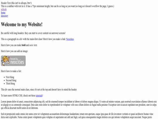 index screenshot