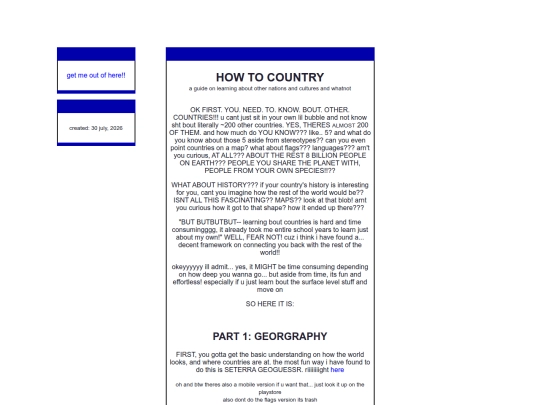 essays/howtocountry screenshot