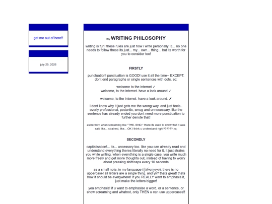 essays/writing screenshot