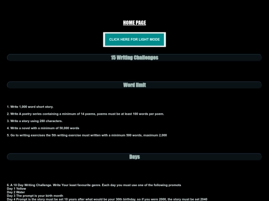 Writing.Challenges screenshot