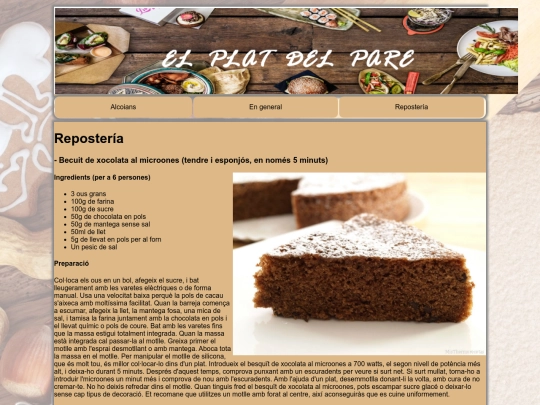 reposteria screenshot