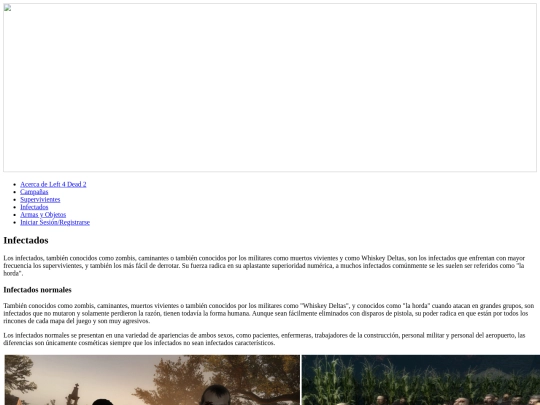 Final/supervivientes_infectados/Infectados screenshot