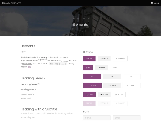 elements screenshot