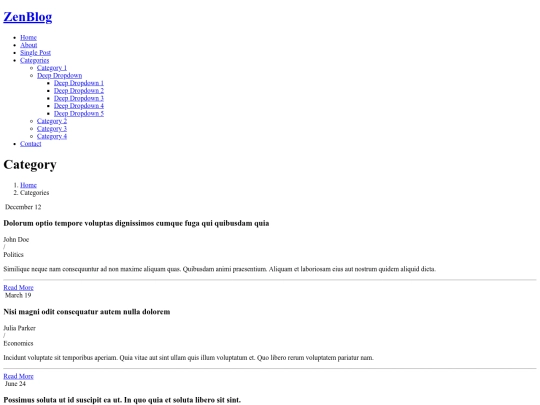 category screenshot