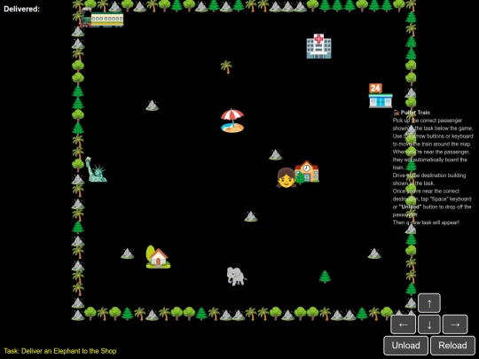 games/puffer-train screenshot