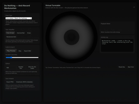 random/instruments/donothing screenshot