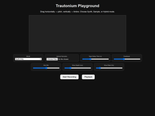 random/instruments/trautron screenshot