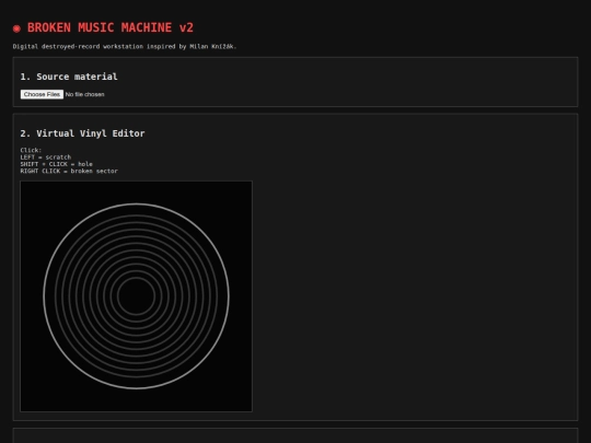 sound/brokenmusic screenshot