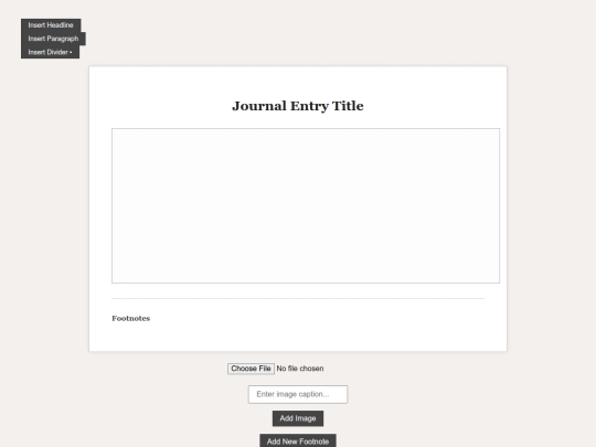 travel/journal screenshot
