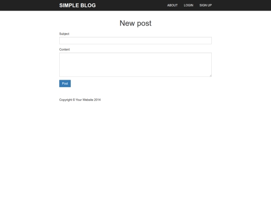newpost screenshot