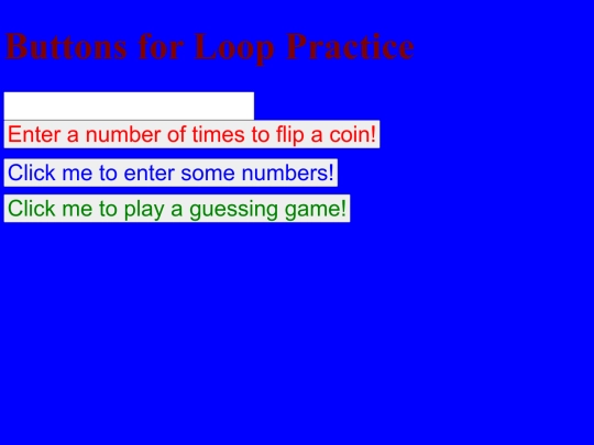 whilePractice screenshot
