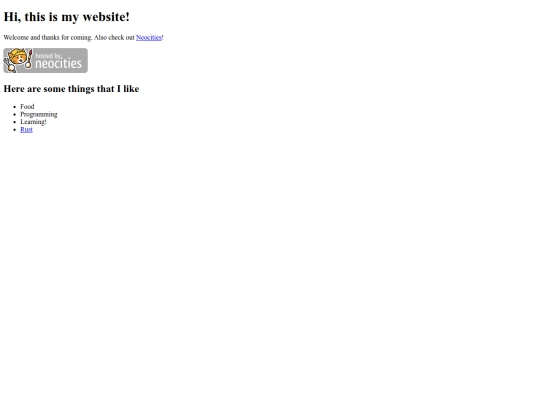 index screenshot