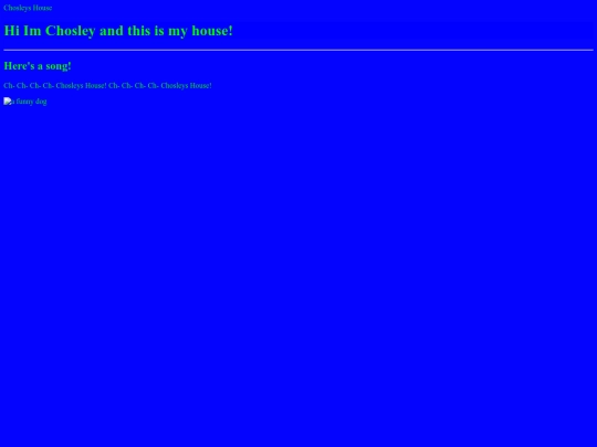 chosleyshouse screenshot