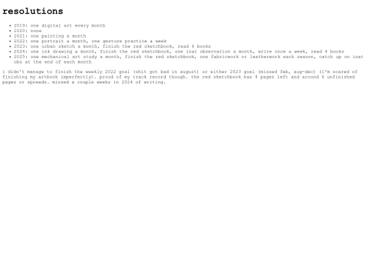 resolutions screenshot