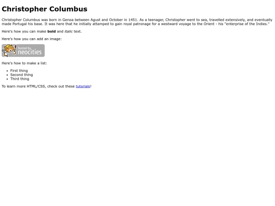 index screenshot