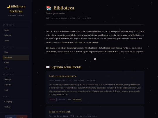 library screenshot