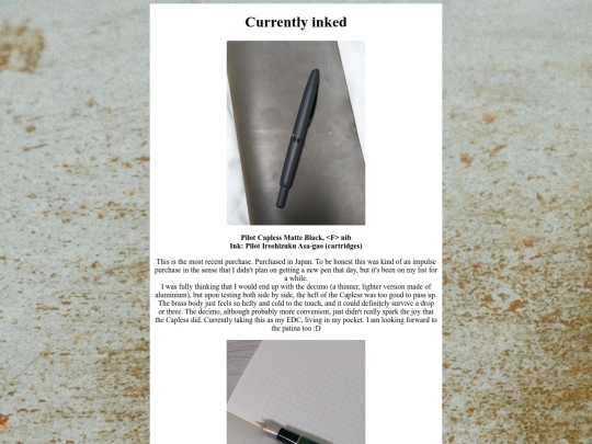 fountainpens screenshot
