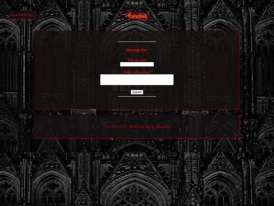 Incompletes/guestbook_wip screenshot
