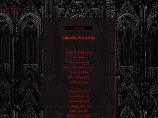 Poetry/Citadel screenshot