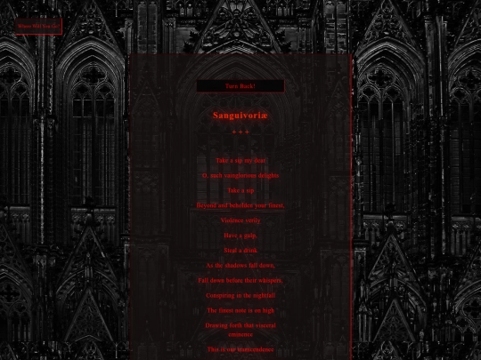 Poetry/Sanguivoriae screenshot