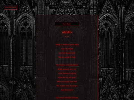 Poetry/mIrrors screenshot