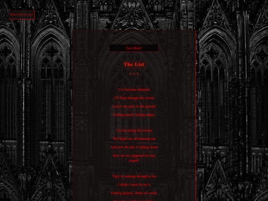 Poetry/the_List screenshot