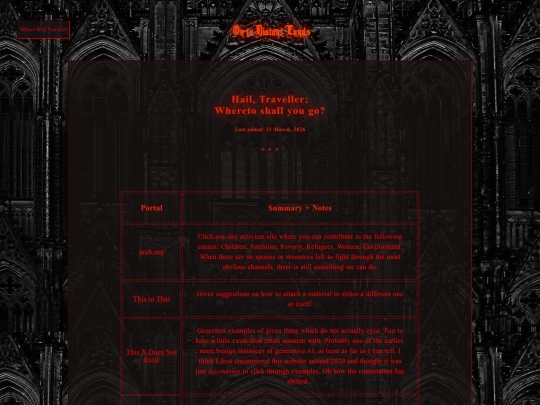 links screenshot
