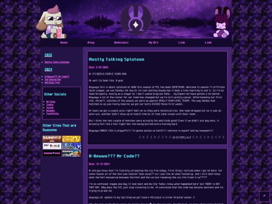 blog screenshot