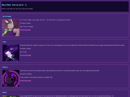 ocs/furry2 screenshot
