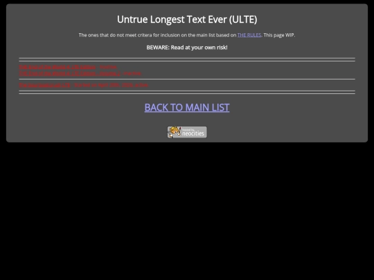 untrue screenshot