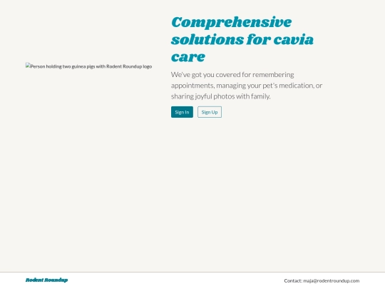 landing-page screenshot
