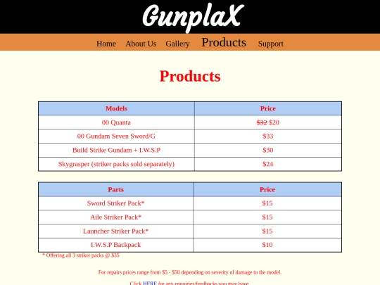 productsandservices screenshot