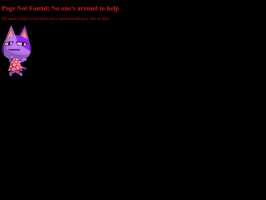 not_found screenshot